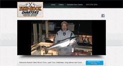 Desktop Screenshot of fish-hookchartersludington.com